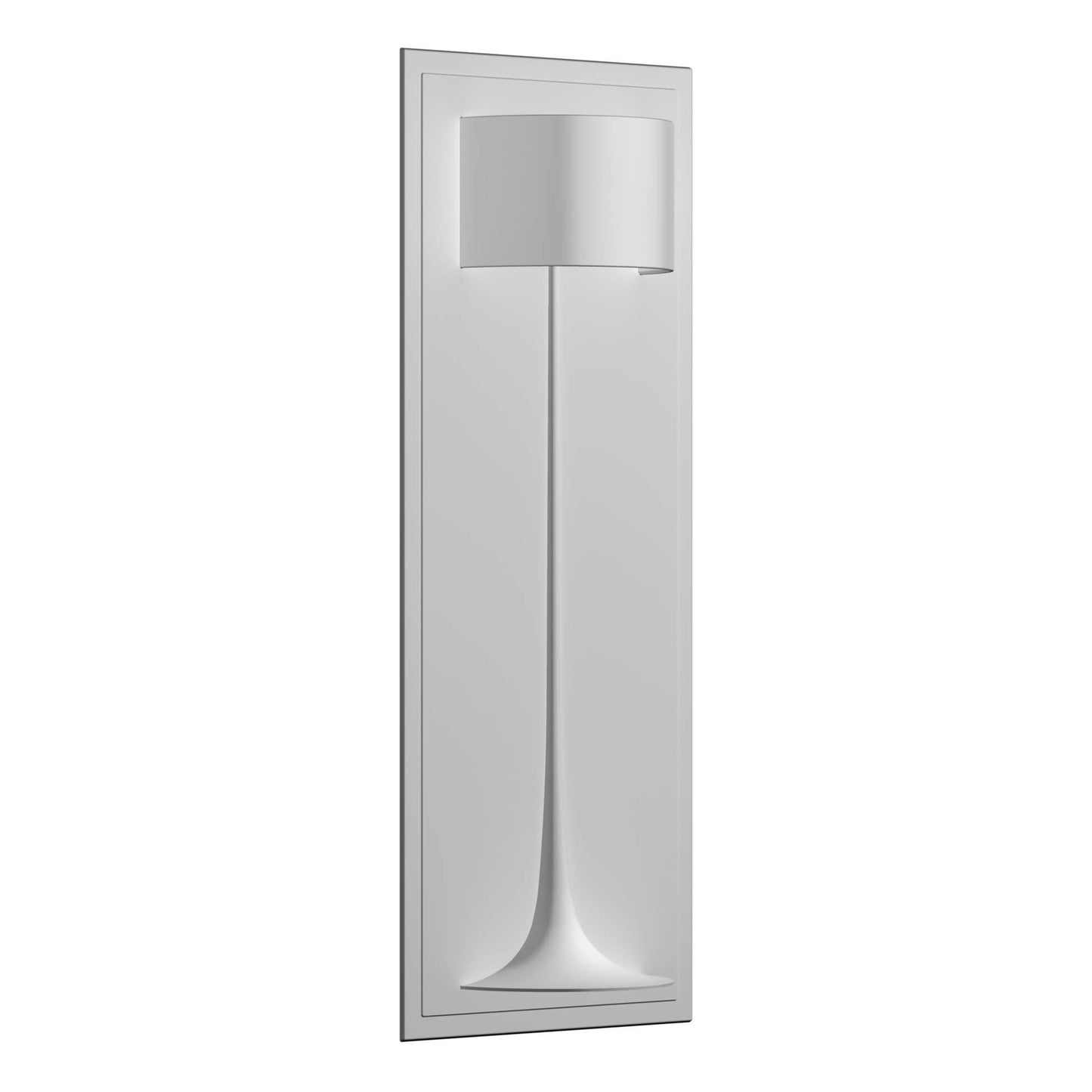 Soft Spun Large LED Recessed Wall Light