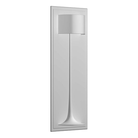 Soft Spun Large LED Recessed Wall Light