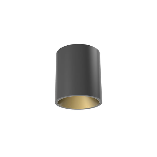 Kap 80 Round LED Ceiling Light Non-Dimmable with Gold Interior