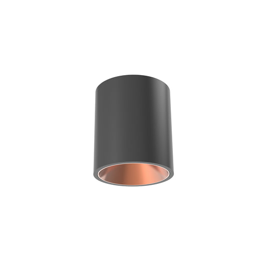 Kap 80 Round LED Ceiling Light Push/DALI with Copper Interior