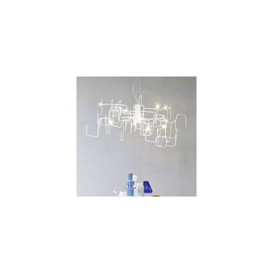 Scarabocchio 12-Light Pendant Glossy White