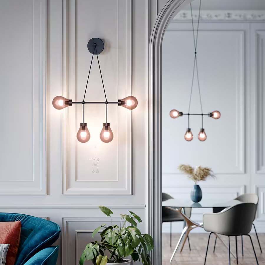 Zoe 4-Light Wall Lamp