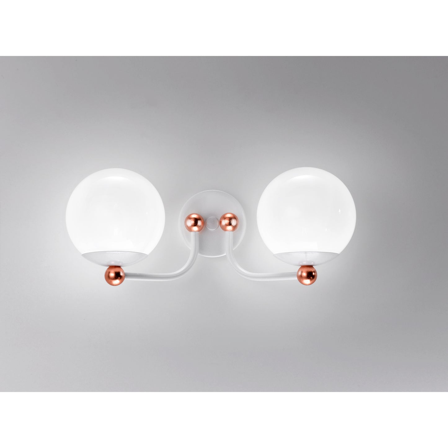 Dots A2 Wall Light with White Glass