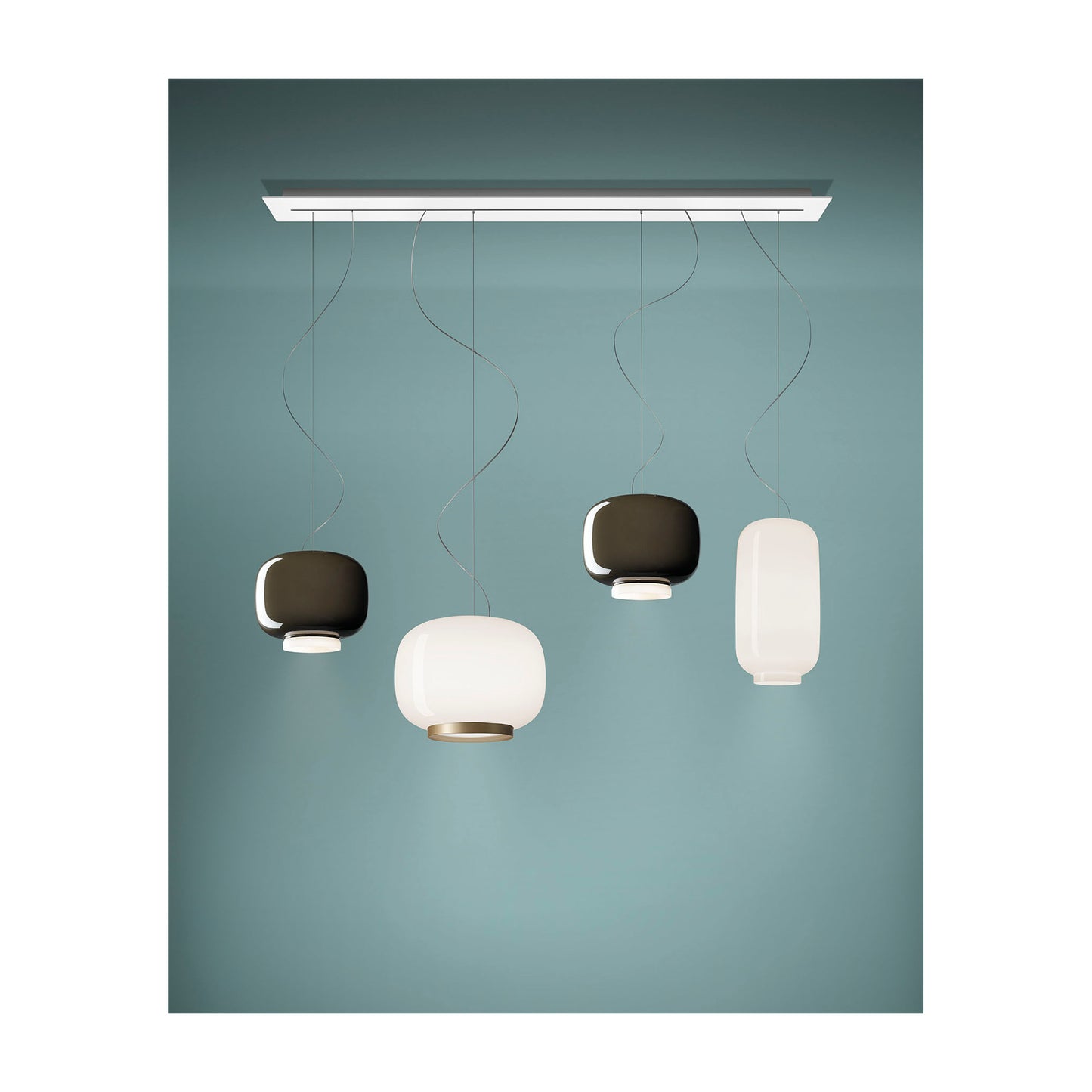 Chouchin 1 reverse Dimmable LED Pendant White