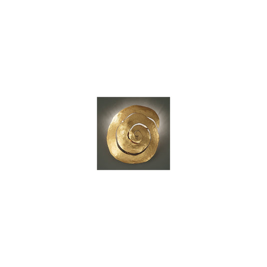 Buccia 2-Light Wall Lamp Gold Leaf