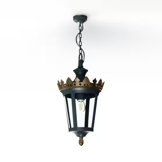 Louvre Model 1 Clear Glass Pendant