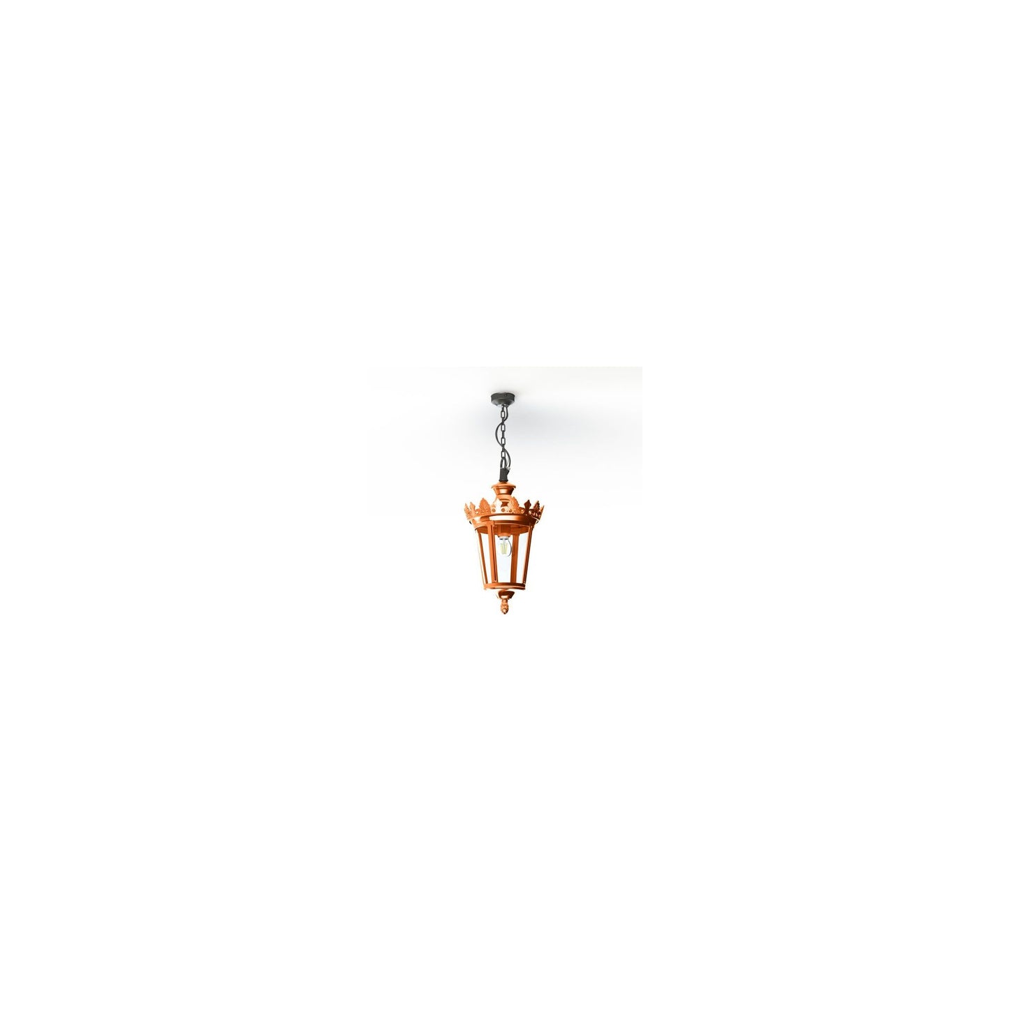Louvre Model 1 Clear Glass Pendant