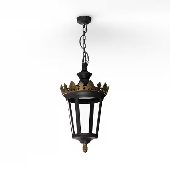 Louvre Model 1 Clear Glass LED Pendant