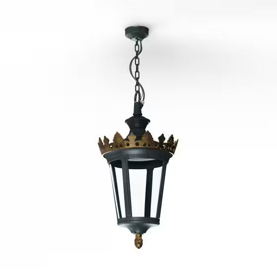 Louvre Model 1 Clear Glass LED Pendant