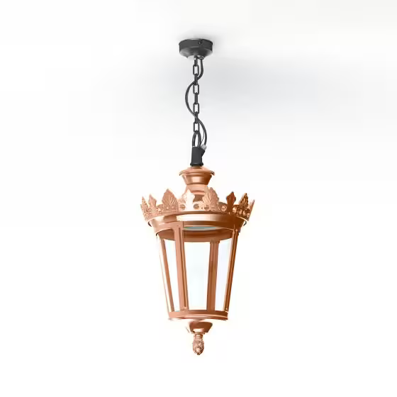 Louvre Model 1 Clear Glass LED Pendant