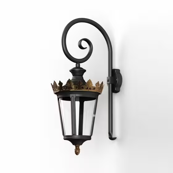 Louvre Model 2 Swan Neck LED Wall Light