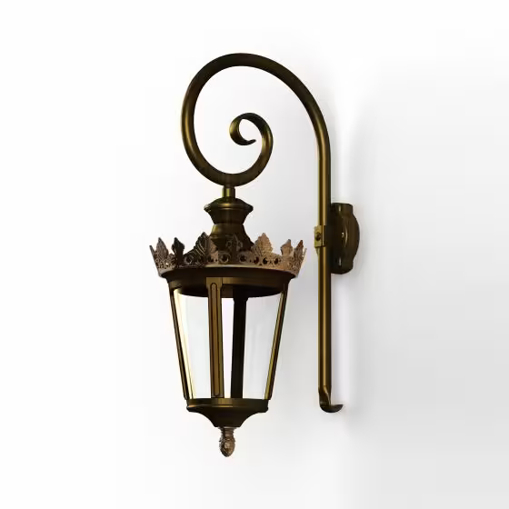 Louvre Model 2 Swan Neck LED Wall Light