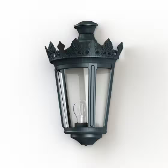 Louvre Model 4 Clear Glass Wall Light