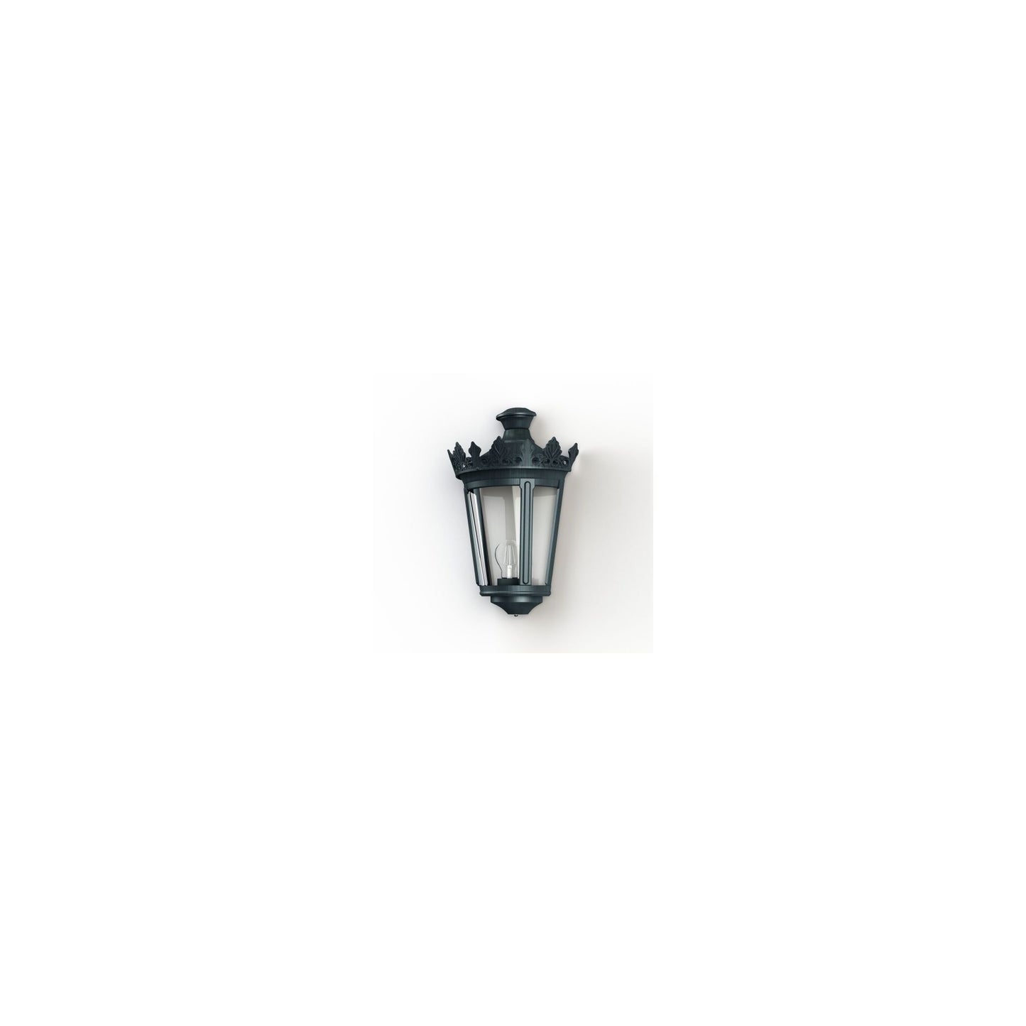 Louvre Model 4 Clear Glass Wall Light