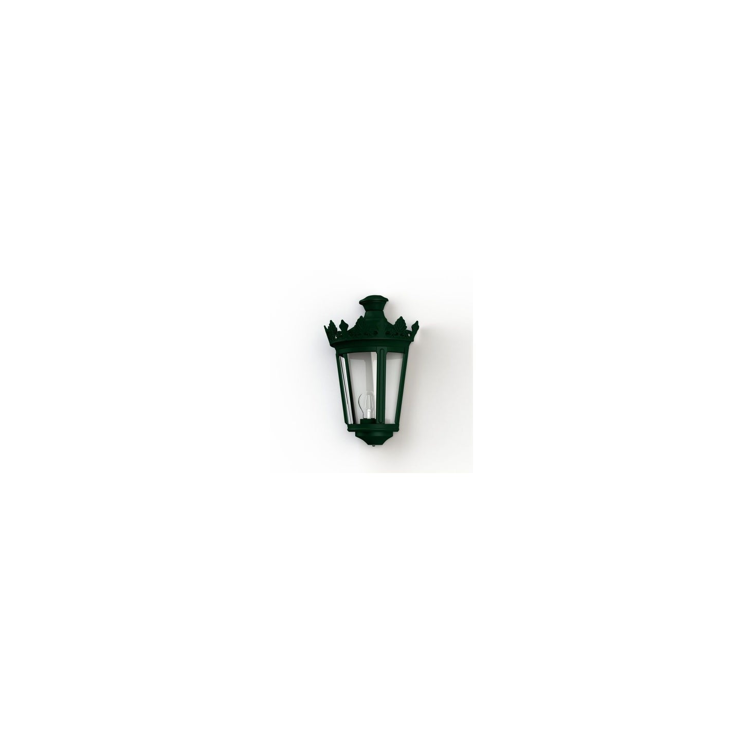 Louvre Model 4 Clear Glass Wall Light