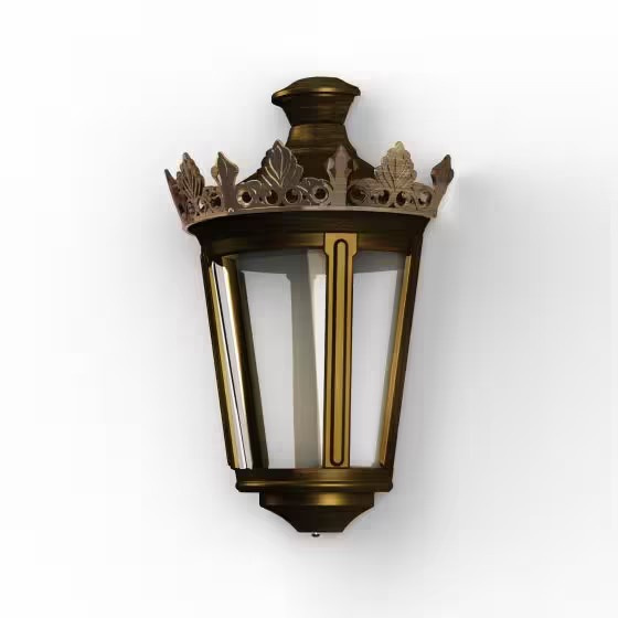 Louvre Model 4 Clear Glass LED Wall Light