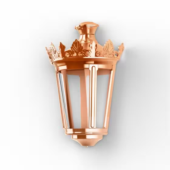 Louvre Model 4 Clear Glass LED Wall Light