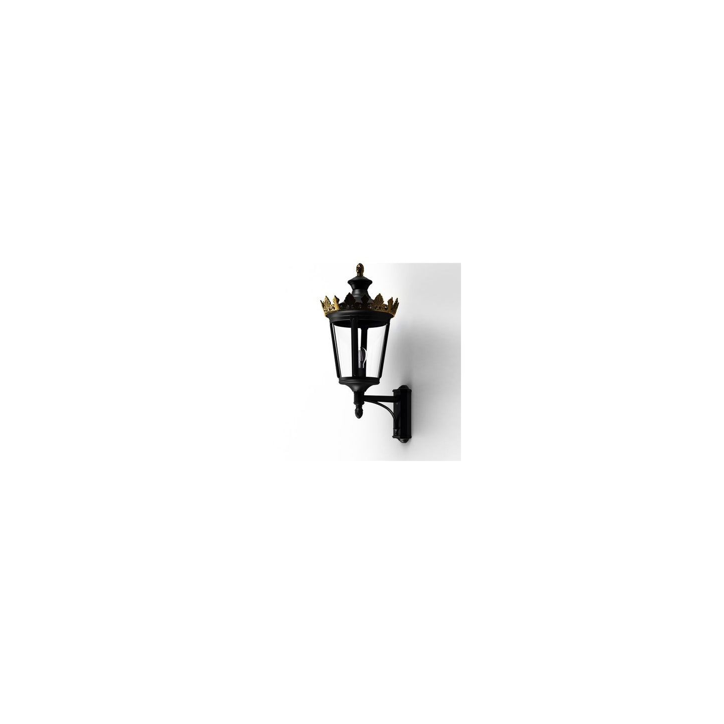 Louvre Model 5 Clear Glass Wall Light
