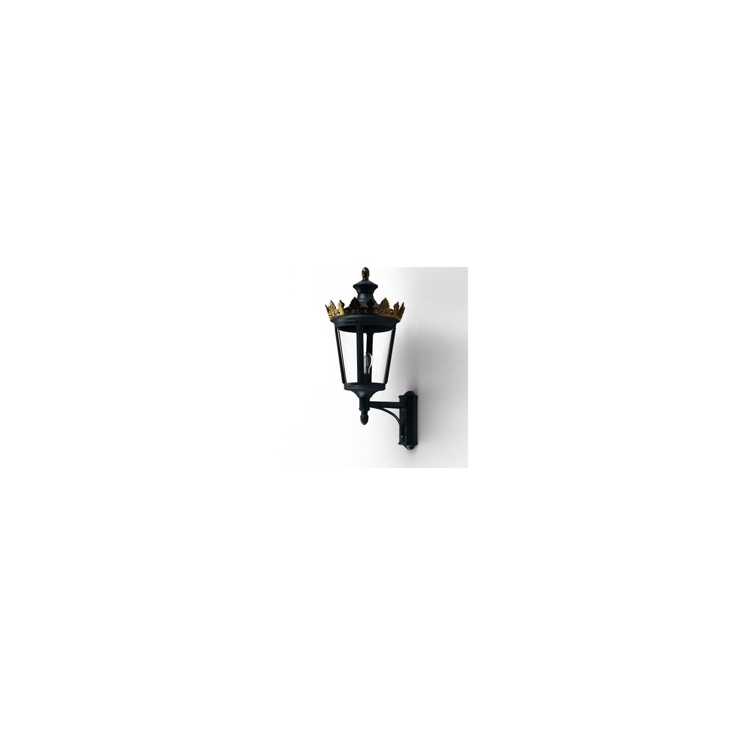 Louvre Model 5 Clear Glass Wall Light