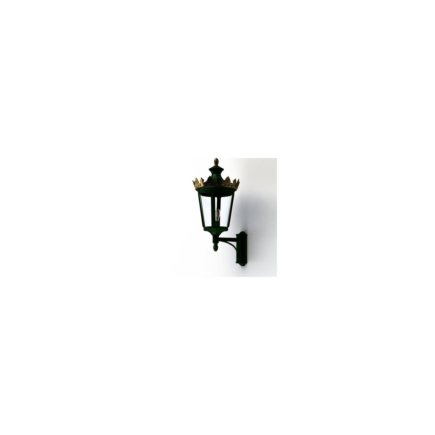 Louvre Model 5 Clear Glass Wall Light