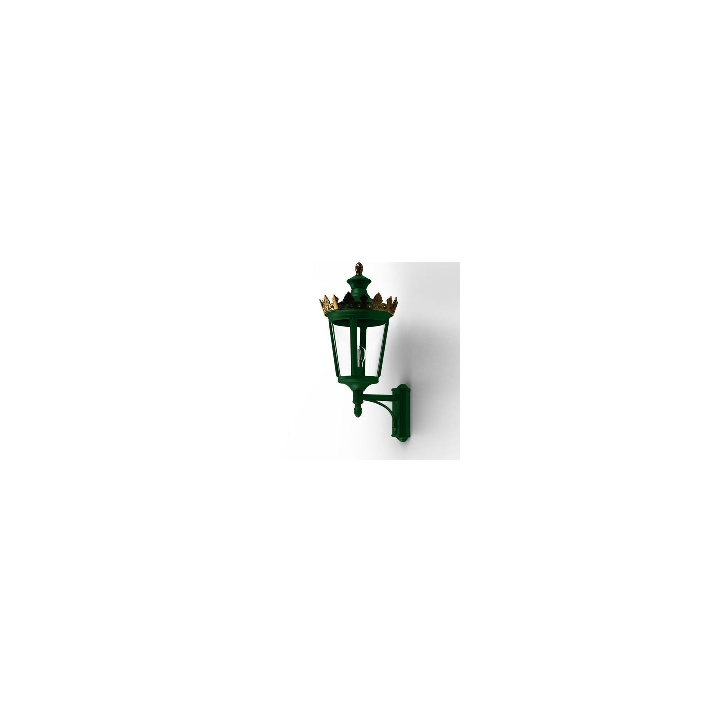 Louvre Model 5 Clear Glass Wall Light