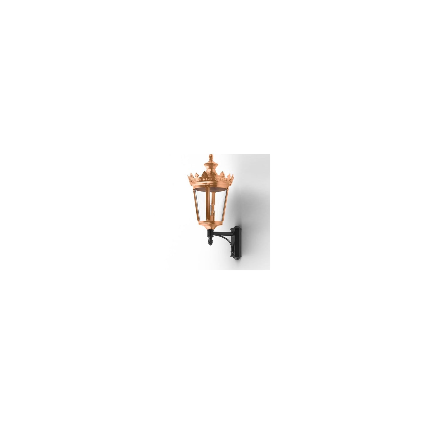 Louvre Model 5 Clear Glass Wall Light