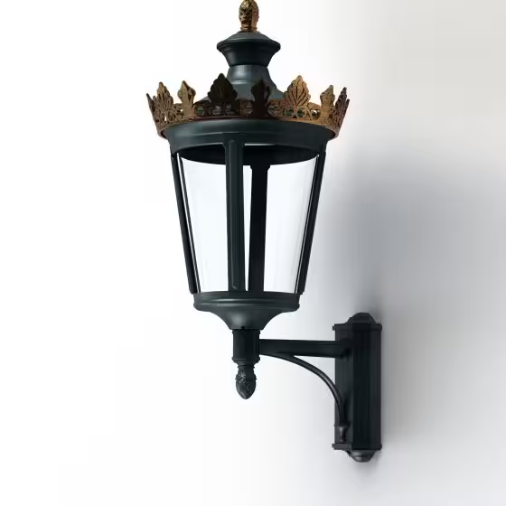 Louvre Model 5 Clear Glass LED Wall Light