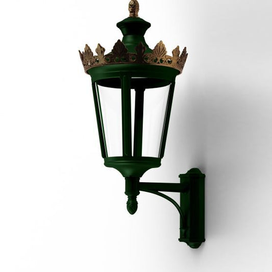 Louvre Model 5 Clear Glass LED Wall Light