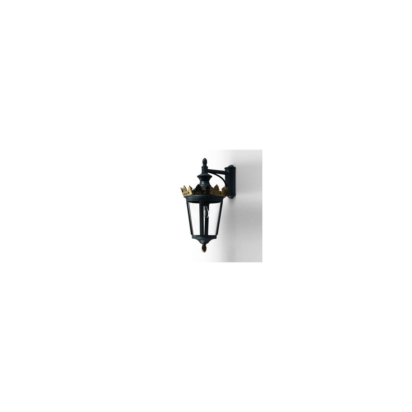 Louvre Model 6 Clear Glass Wall Light