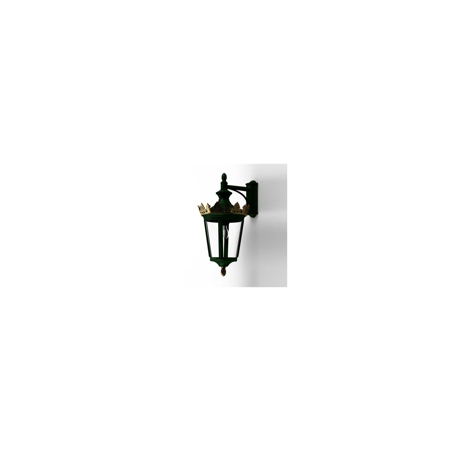 Louvre Model 6 Clear Glass Wall Light