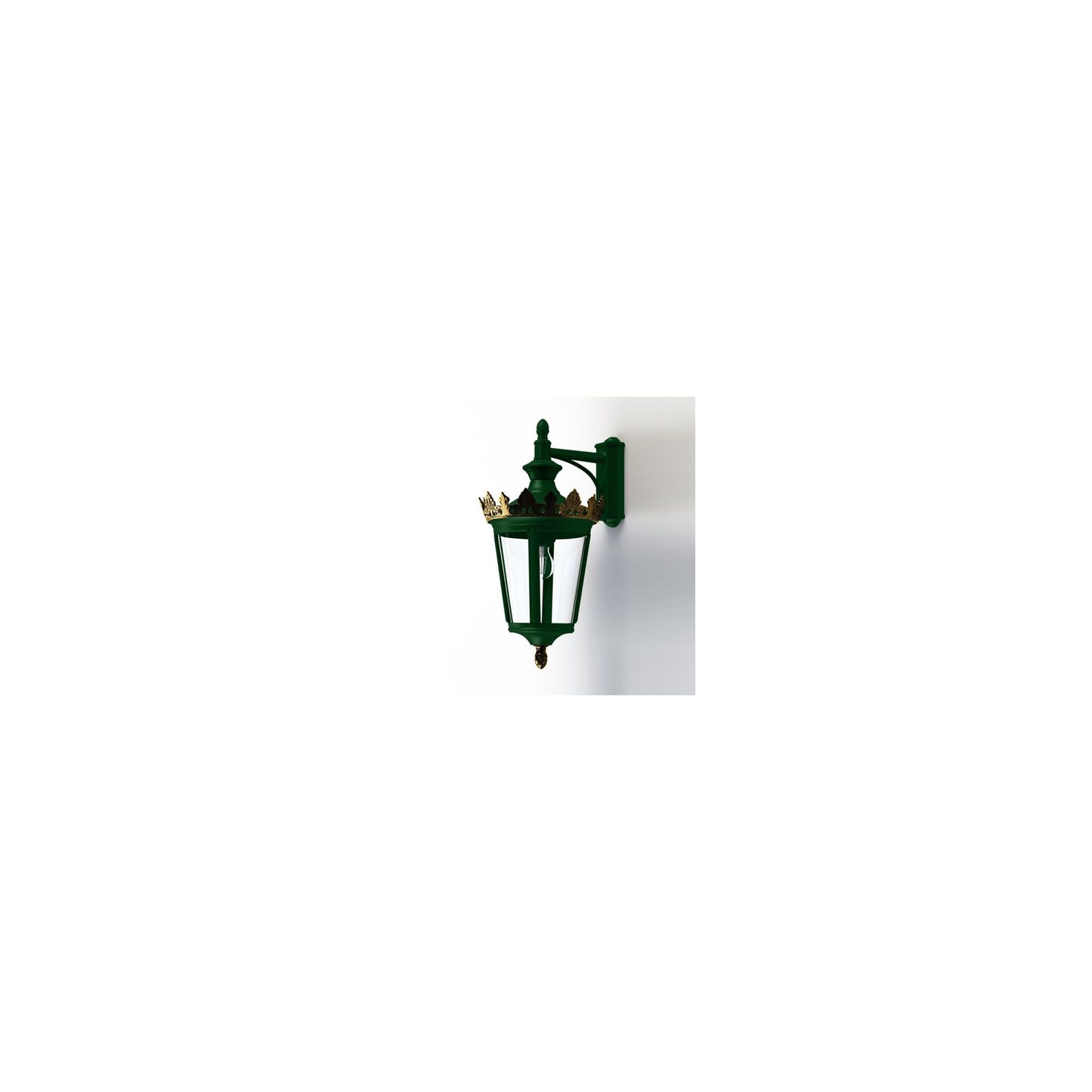 Louvre Model 6 Clear Glass Wall Light