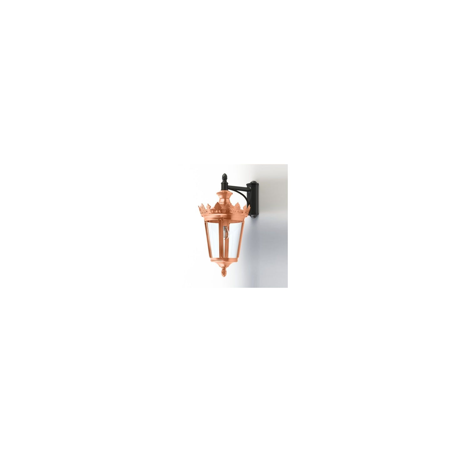 Louvre Model 6 Clear Glass Wall Light