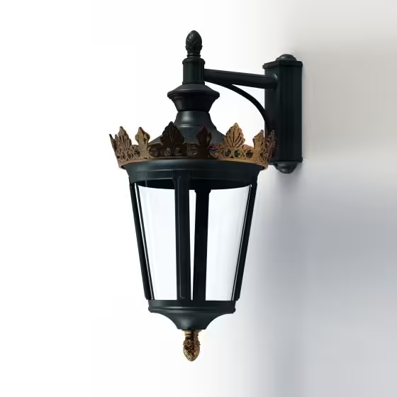 Louvre Model 6 Clear Glass LED Wall Light