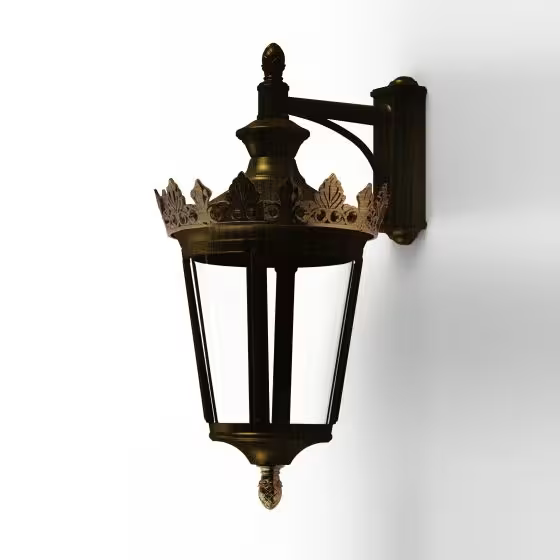 Louvre Model 6 Clear Glass LED Wall Light