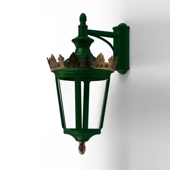 Louvre Model 6 Clear Glass LED Wall Light