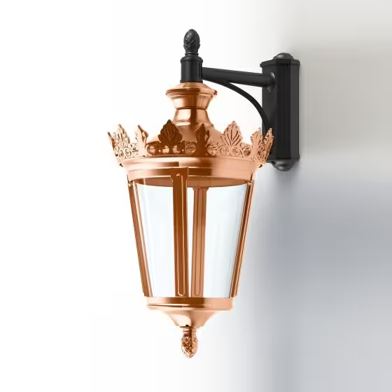 Louvre Model 6 Clear Glass LED Wall Light