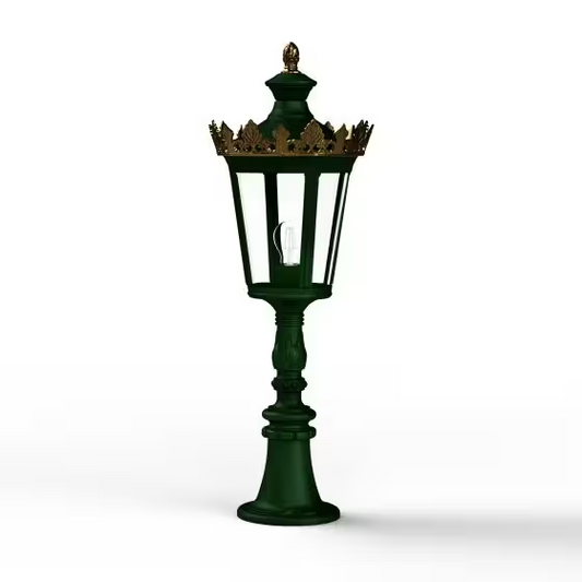 Louvre Model 7 Clear Glass Bollard