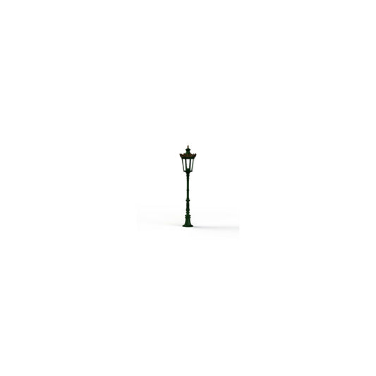 Louvre Model 8 Clear Glass Lamppost