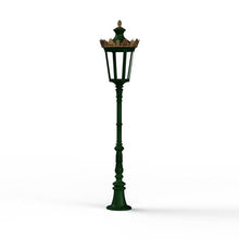 Louvre Model 8 Clear Glass LED Lamppost