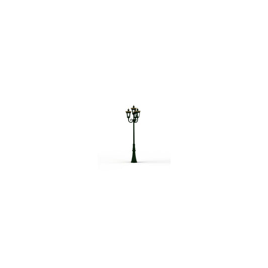 Louvre Model 11 Quadruple Heads Street Lamp