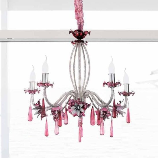 Rubino 5-Light Chandelier