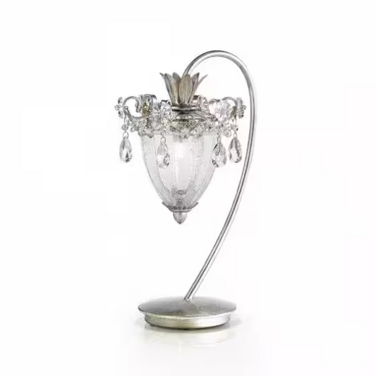Rugiada Table Lamp Silver Leaf