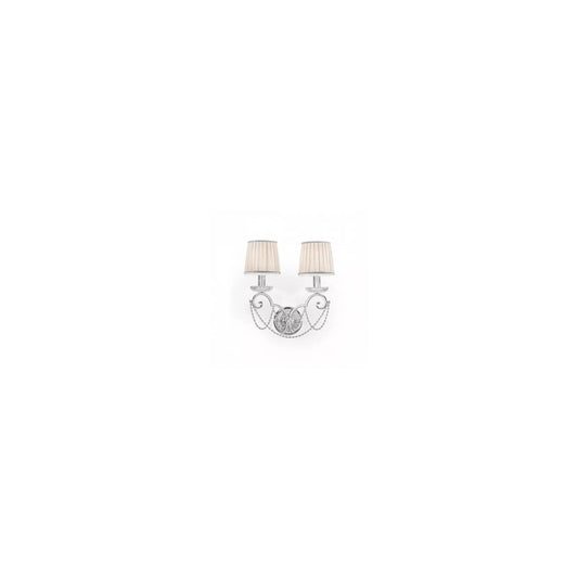 Bubbles Double Wall Light Glossy Silver