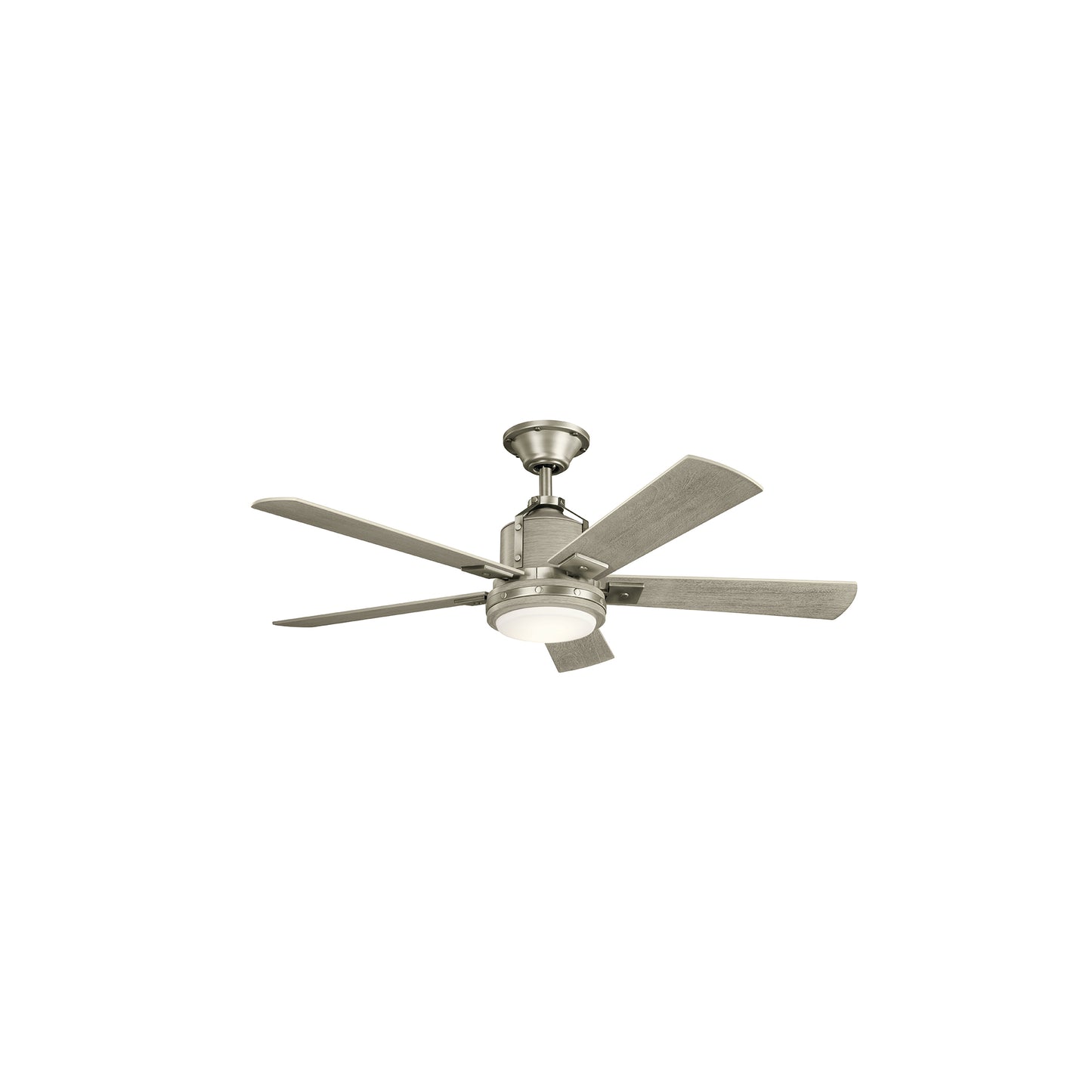 Colerne Ceiling Fan & Light Brushed Nickel