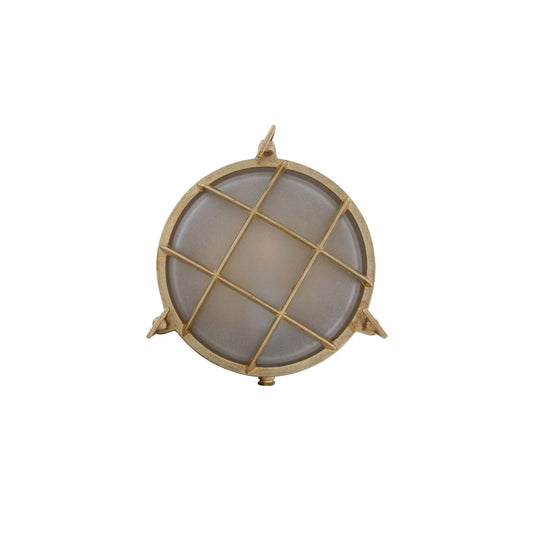 Adoo 21cm Nautical Round Bulkhead Wall Light IP54