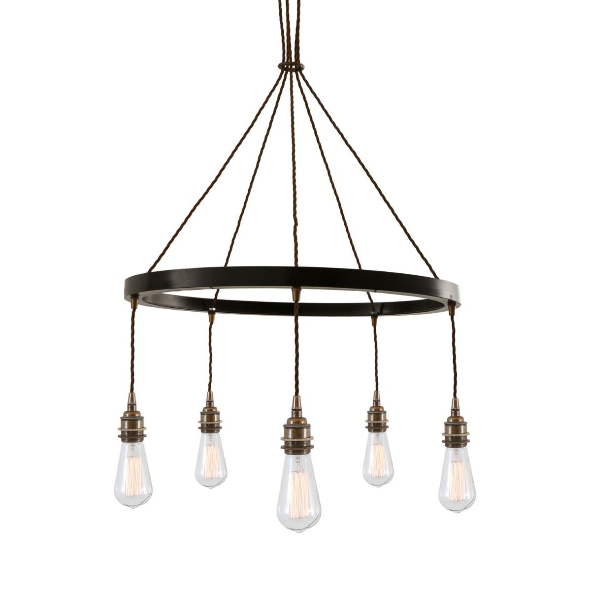 Lome 1-Tier Ring Pendant Antique Brass