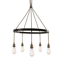 Lome 1-Tier Ring Pendant Antique Brass