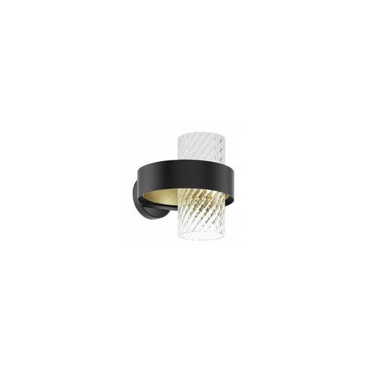 Armonia Wall Light Black Brass