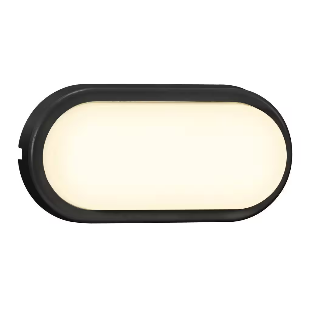 Cuba Bright Oval Outdoor LED Wall Light