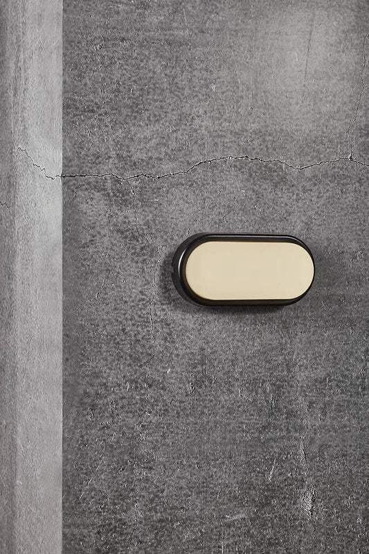 Cuba Bright Oval Outdoor LED Wall Light